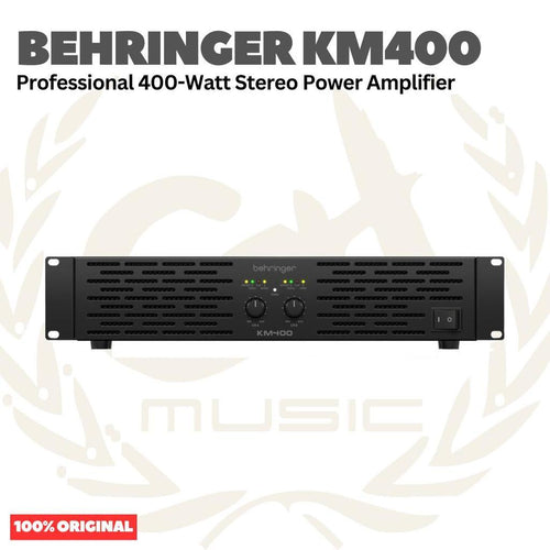 Behringer KM400 Professionall 400-Watt Stereo Power Amplifier